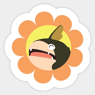 Dumad Flower Emblem Pocket Graphic Sticker